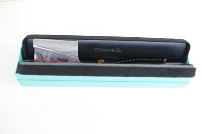 Lot 79 - An 18ct gold Tiffany & Co. beaded bracelet,...