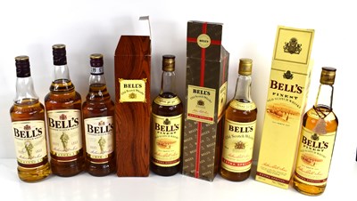 Lot 356 - A group of five bottles of Bell's Scotch...