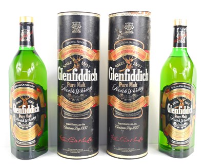 Lot 355 - Two bottle of Glenfiddich Special Old Reserve...