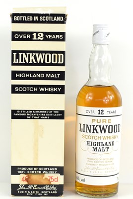 Lot 360 - A bottle of Linkwood 12 year old Highland malt...