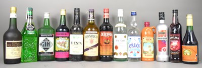 Lot 337 - A group of alcohol to include Ronrico Puerto...