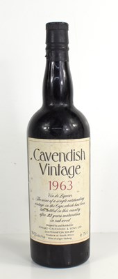 Lot 340 - A bottle of Cavendish Vintage 1963 Vin de...