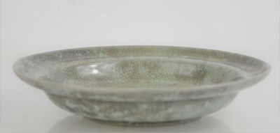 Lot 309 - A Chinese green crackle glazed dish, 19cm...