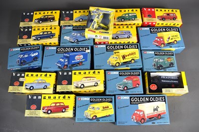Lot 302 - A group of boxed Corgi and Vanguards diecast...