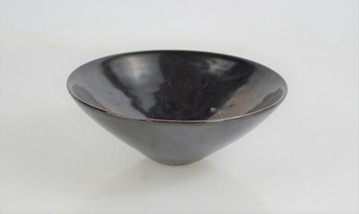 Lot 305 - A Chinese stoneware tea bowl with brown glaze...