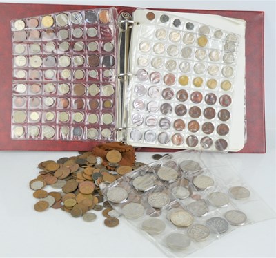 Lot 217 - A collection of British and worldwide coinage...