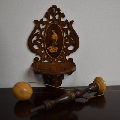 Lot 129 - Two examples of Victorian treen; a lignum...