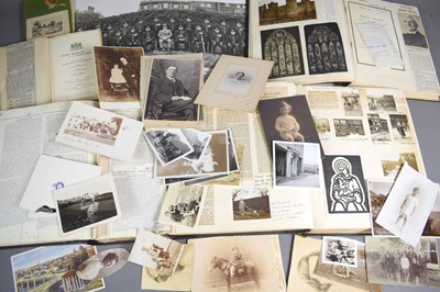 Lot 262 - A group of four Edwardian and later scrapbooks...