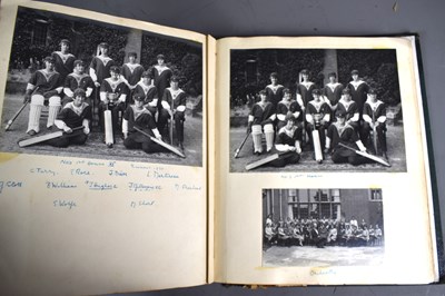 Lot 281 - A scrapbook relating to Roedean School during...