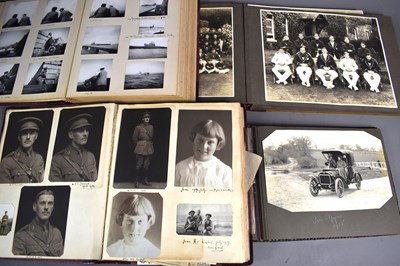 Lot 271 - A group of Edwardian and later albums relating...