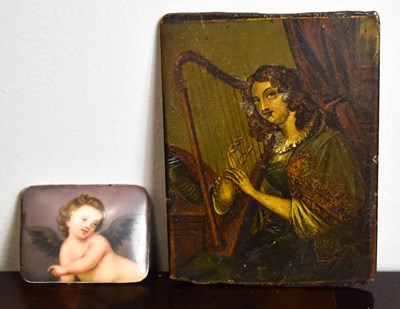 Lot 141 - An early 19th century Italian oil on board,...