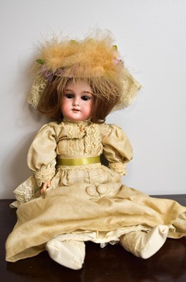 Lot 151 - An Armand Marseille bisque porcelain doll,...