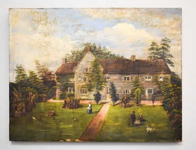 Lot 73 - A Victorian oil on canvas depicting a Country...