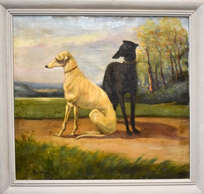 Lot 5 - E. Marsy (French, 20th century): Portrait of...