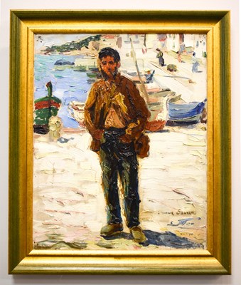 Lot 15 - A 1950s French Post - Impressionist oil on...