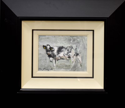 Lot 74 - Con. Campbell (20th century): Study of a cow,...