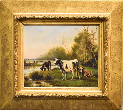 Lot 7 - Mongoying? (20th century): Cattle Watering,...