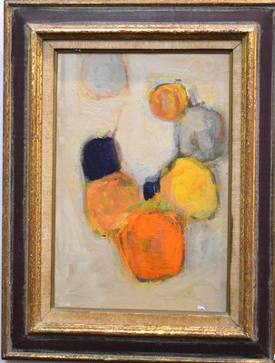 Lot 27 - Burkardt (20th century): Abstract circles, oil...