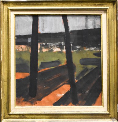 Lot 25 - H A Huber (20th century): Abstract landscape,...