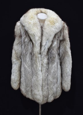 Lot 159 - A vintage Kramer's of New Haven blue fox fur...