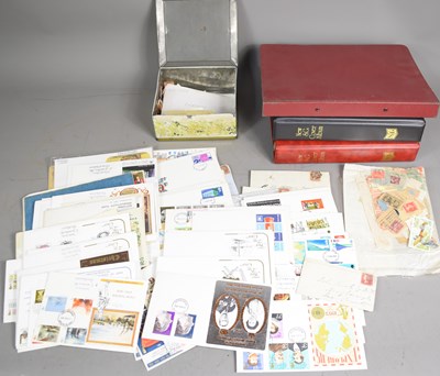 Lot 282 - A collection of stamps and first day covers...