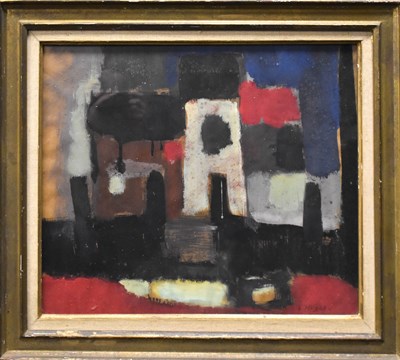 Lot 30 - G Huber (20th century): Abstract houses,...