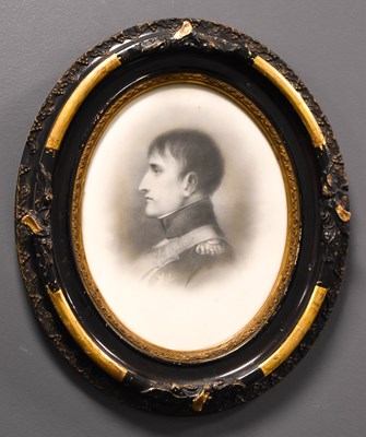 Lot 24 - A 19th century portrait of Napoleon Bonaparte,...