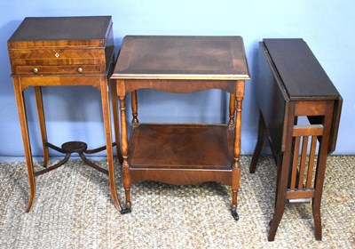 Lot 273 - An Edwardian mahogany Sutherland table,...