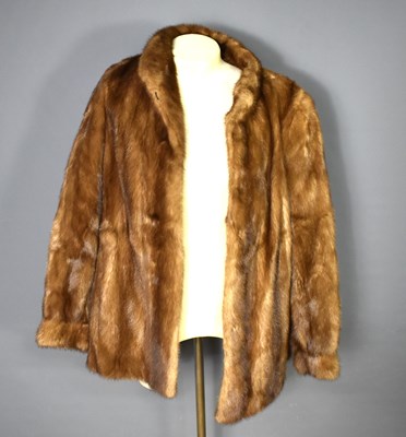 Lot 156 - A vintage mink fur mid-length jacket, with...