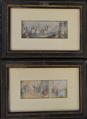 Lot 59 - A pair of 19th century Victorian miniature...