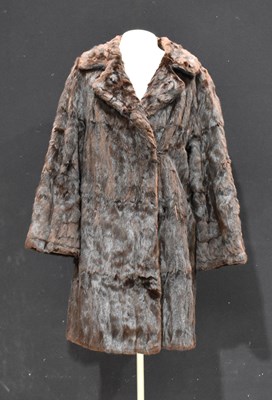 Lot 160 - A vintage Farrow mink fur jacket, with hook...
