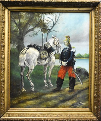 Lot 20 - A.L. Eveaque (20th century): French Soldier &...