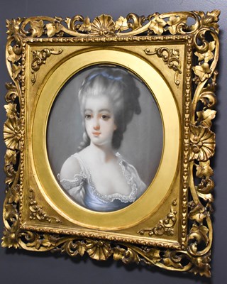 Lot 55 - French School, early 19th century pastel on...