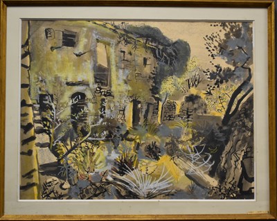 Lot 36 - Dainy Lartigue (20th century): Ruins within a...