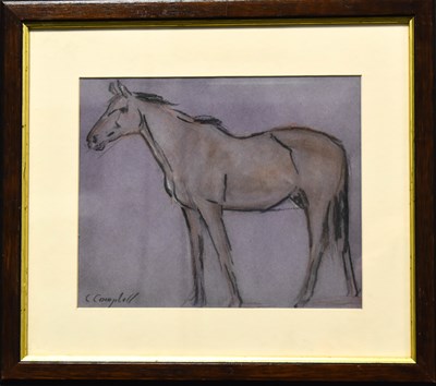 Lot 71 - Con Campbell (20th century): study of a horse,...