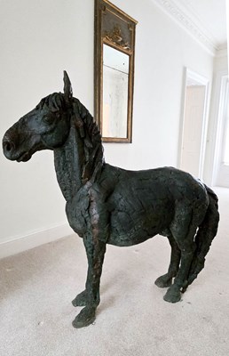 Lot 110 - Manner of Dame Elizabeth Frink, sculpture of a...