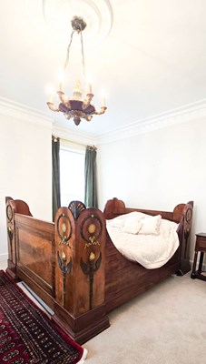 Lot 402 - An impressive French Empire rosewood and...