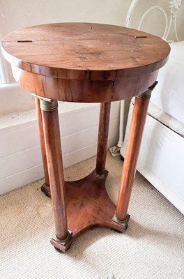 Lot 358 - A 19th century mahogany side table, with...
