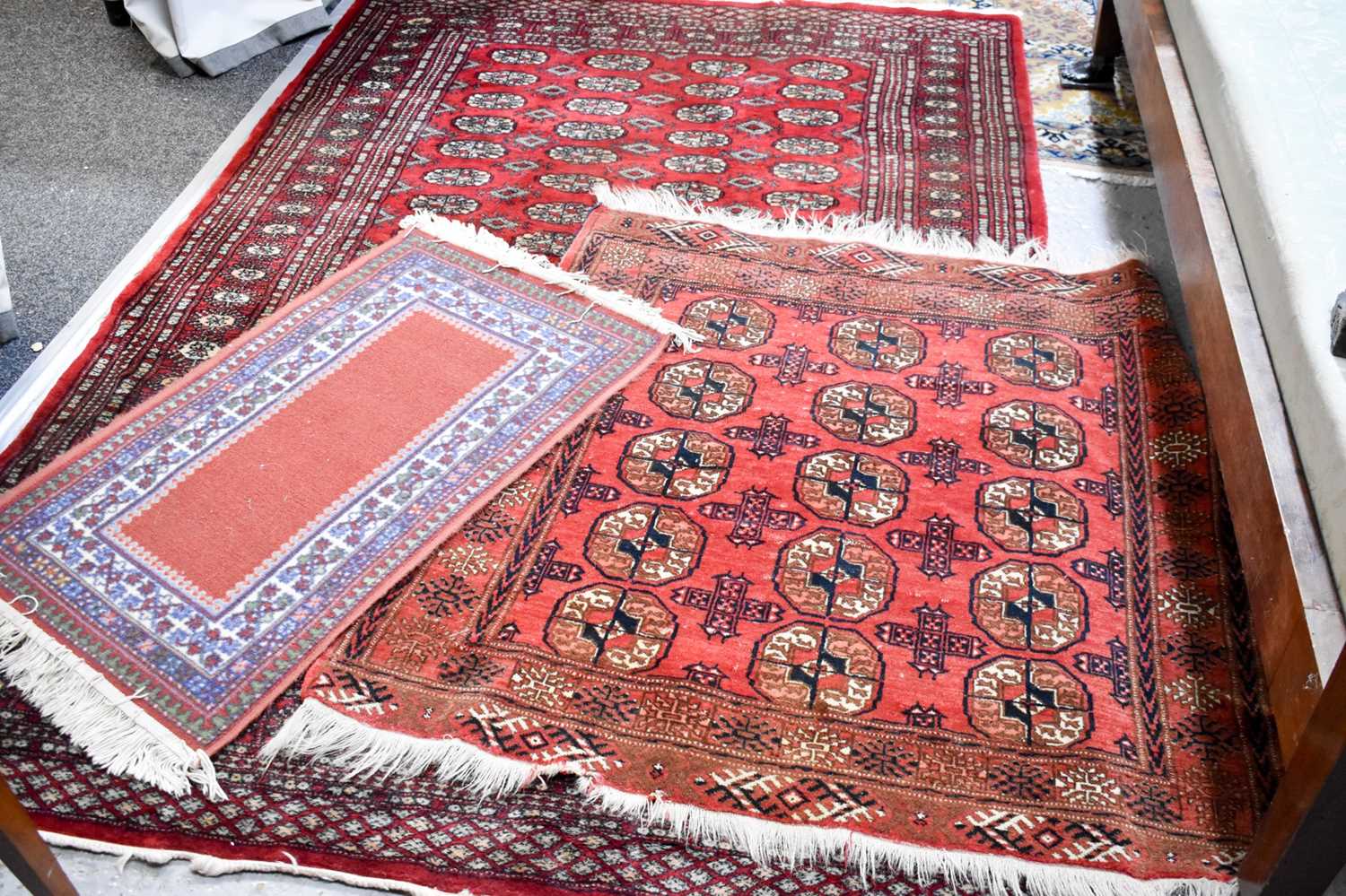 Lot 330 - Three Middle Eastern rugs, the largest