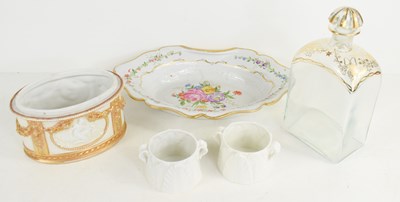 Lot 178 - A pair of Royal Worcester white porcelain...