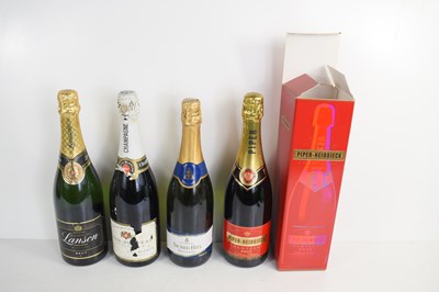 Lot 343 - Four bottles of champagne comprising Vadin...
