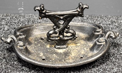 Lot 293 - A Victorian cast iron boot scrape, numbered 24,...