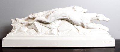 Lot 193 - Charles H. Gremion Art Deco Windhonden...