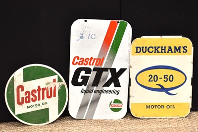 Lot 164 - A group of vintage motor related metal signs...