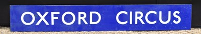 Lot 125 - Enamel Signs: A vintage London Underground...