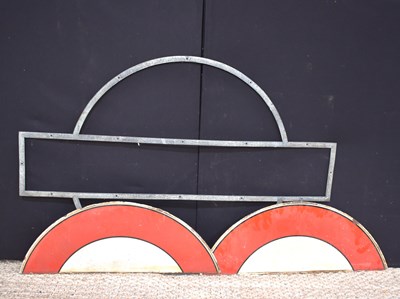 Lot 133 - Enamel Signs: A vintage "London Transport...