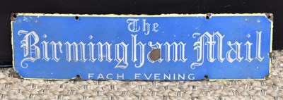 Lot 73 - Enamel Signs: A vintage "The Birmingham Mail...