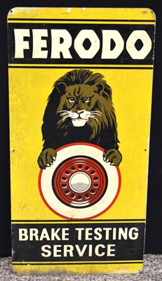 Lot 166 - A vintage "Ferodo Brake Testing Service"...