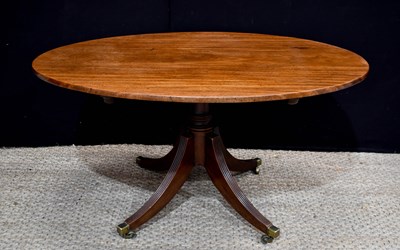 Lot 389 - A George III mahogany breakfast table with...