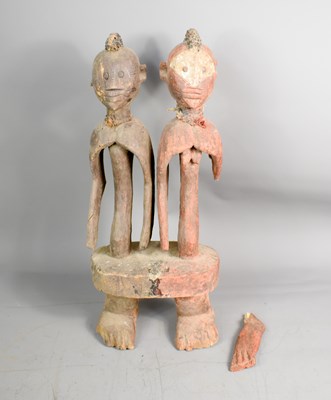 Lot 306 - A large traditional African wooden sculpture...